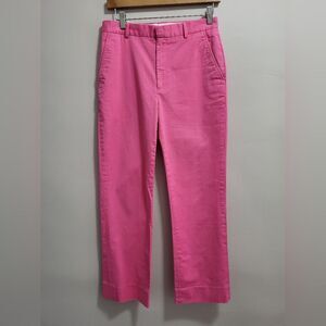 Ralph Lauren Sport Bubble Gum Barbie Pink Flat Front Crop Chino Pants Size 6